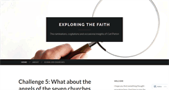 Desktop Screenshot of exploringthefaith.com