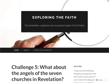 Tablet Screenshot of exploringthefaith.com